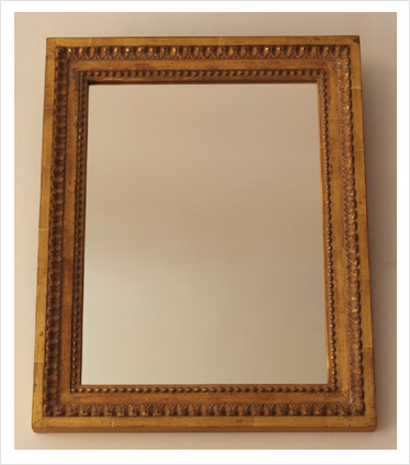 Mirroir perles Louis 16