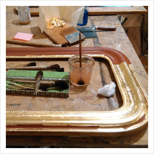 Préparation à la dorure